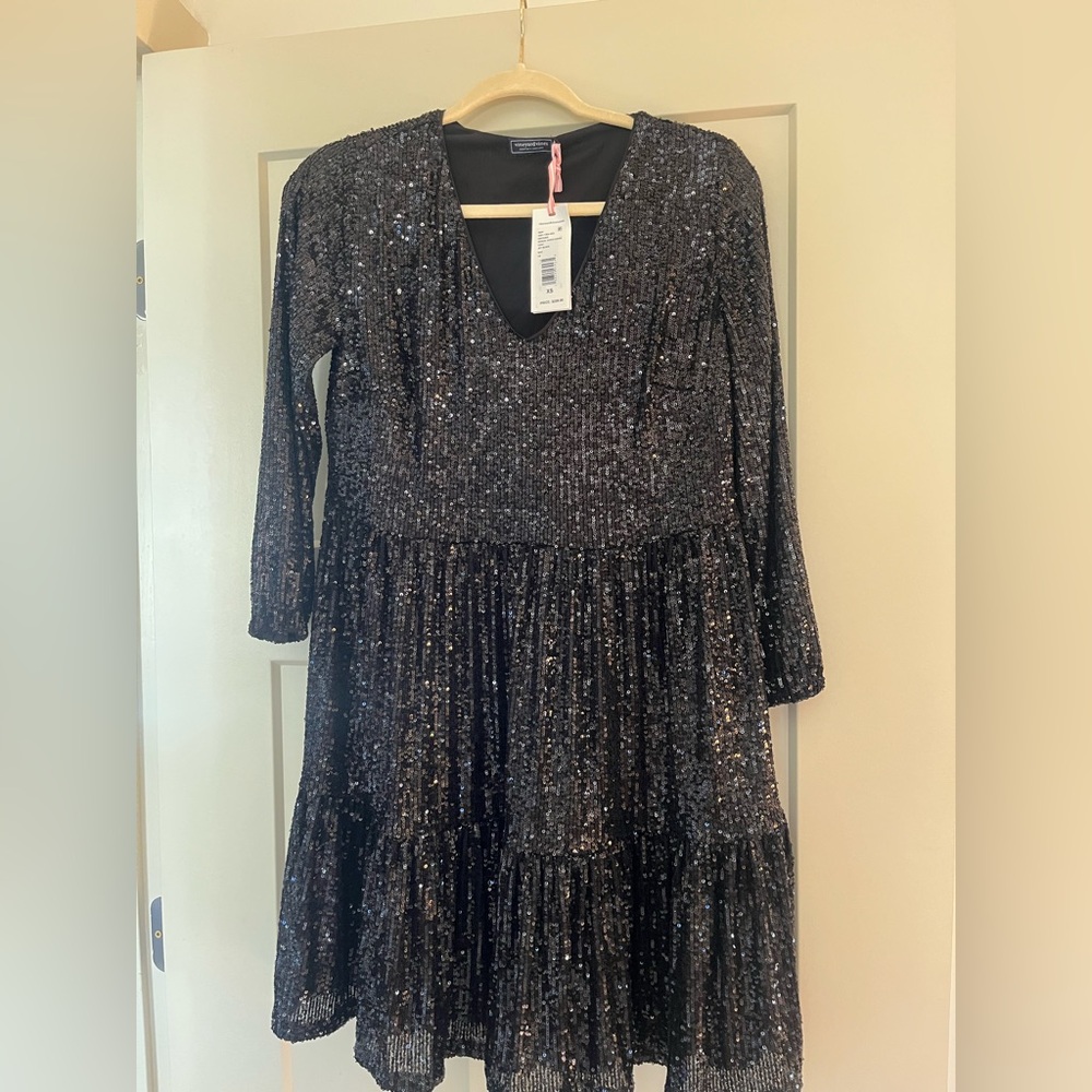 J. Crew holiday sequin dress